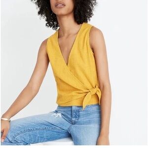 Madewell wrap top XXS